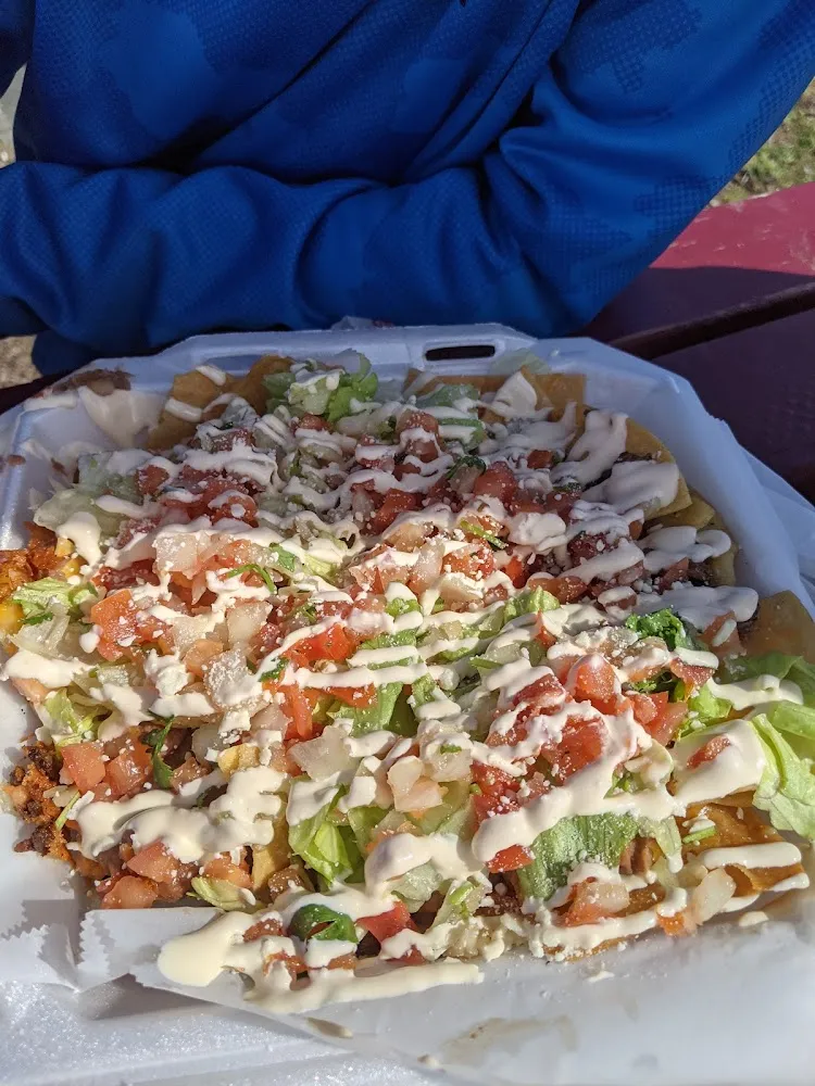 Nachos with Carne Asada